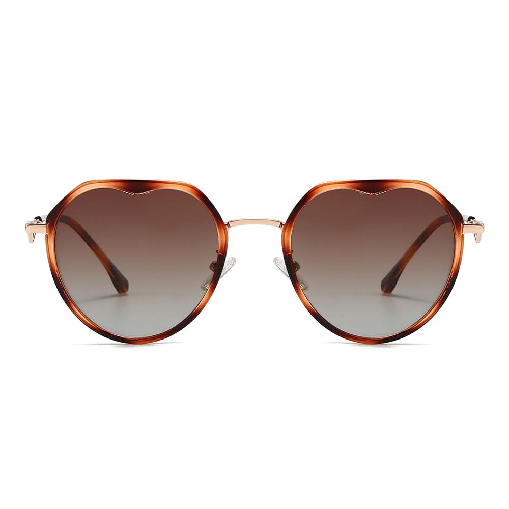 Dollger Gradient Lens Round Sunglasses