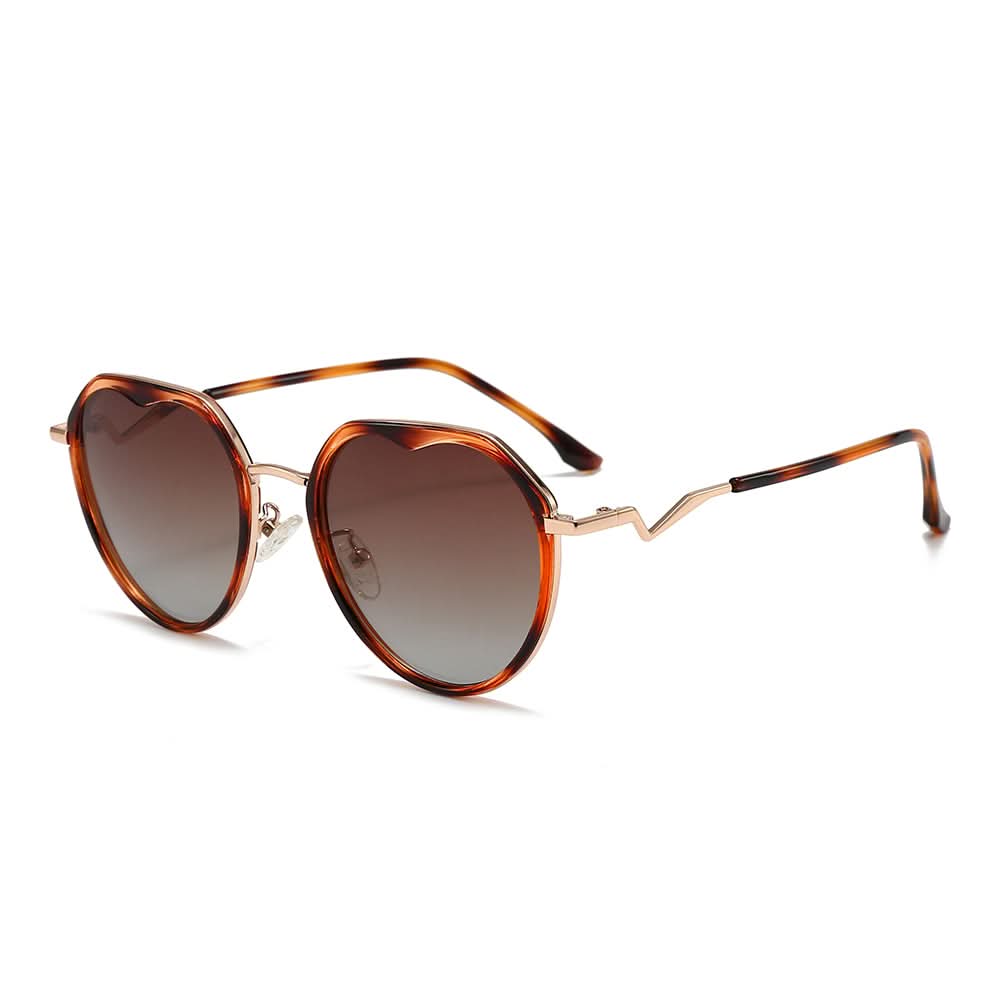 Dollger Gradient Lens Round Sunglasses