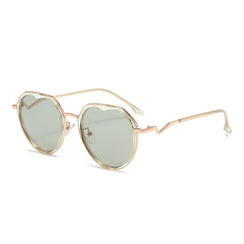 Dollger Gradient Lens Round Sunglasses